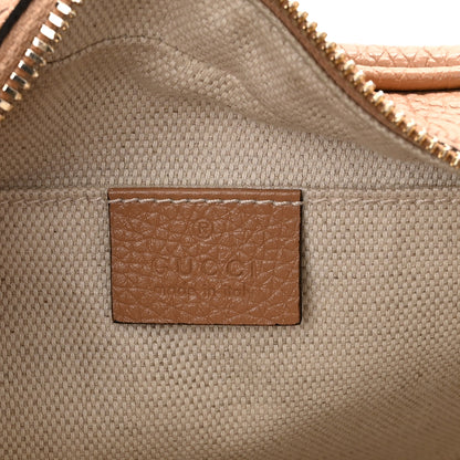 Gucci Pebbled Calfskin Small Soho Disco Bag Camelia 6 of 11