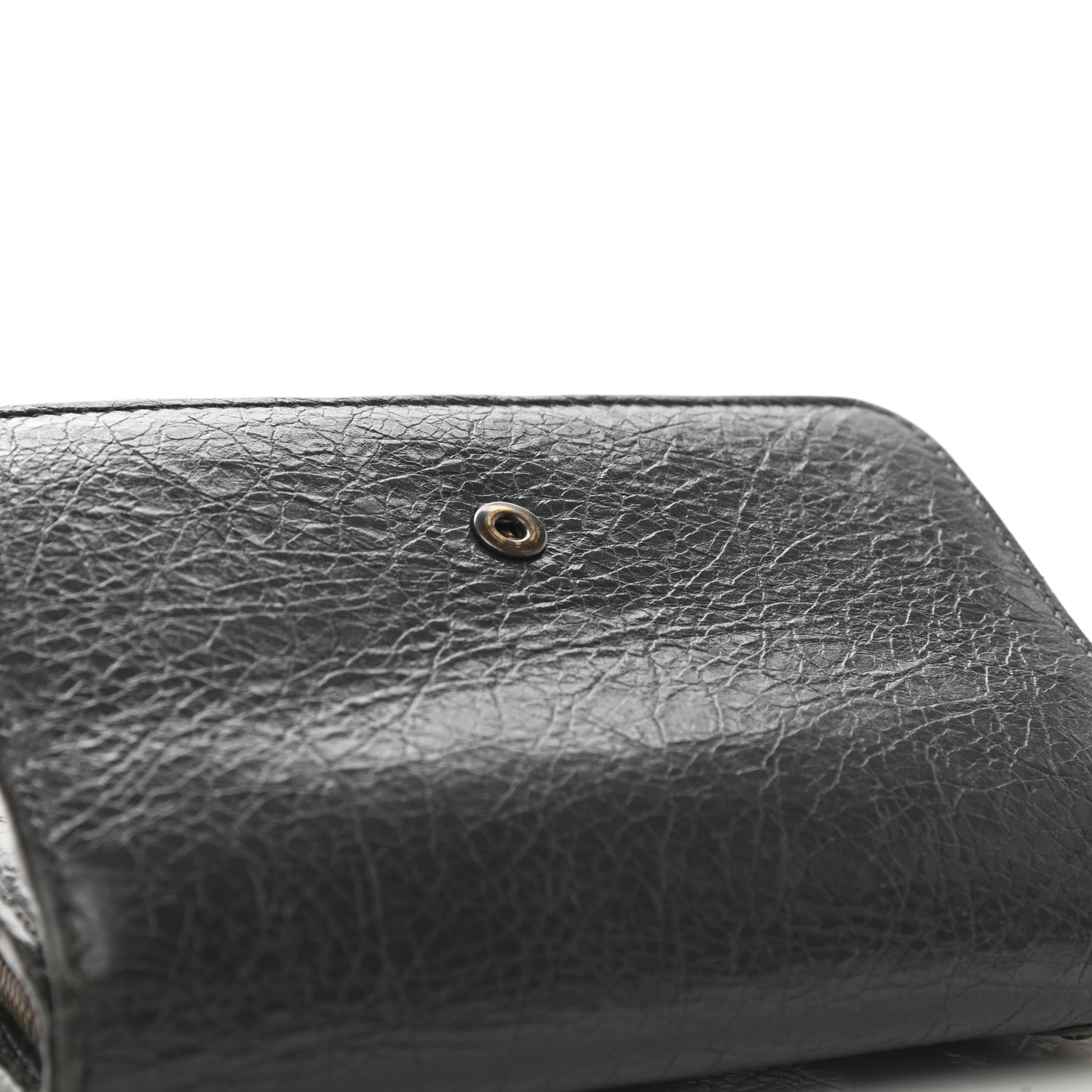 Balenciaga Agneau Classic Hardware Continental Zip Around Wallet Gris Fossile 9 of 12