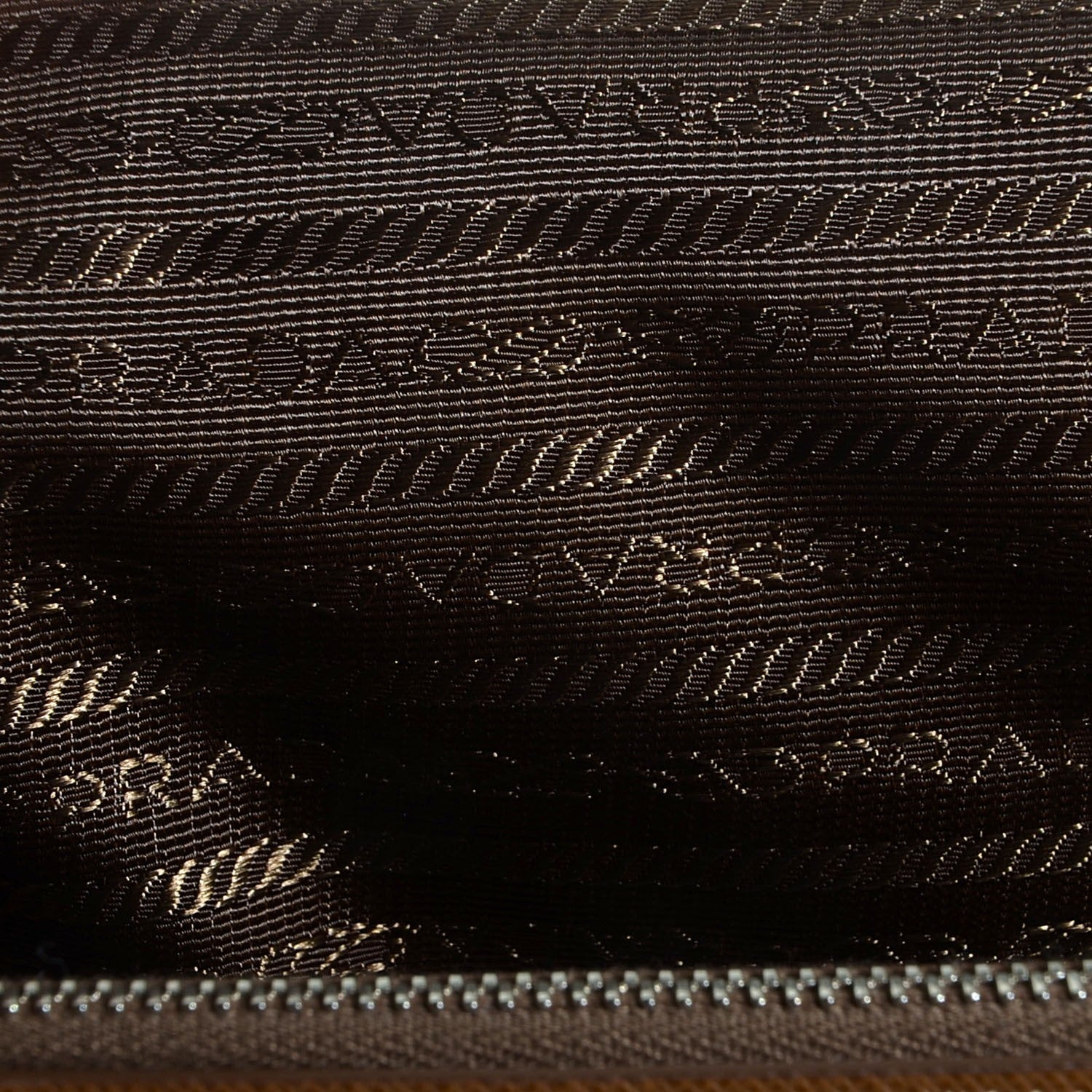 Prada Saffiano Lux Small Double Zip Tote Cannella Talco 10 of 10