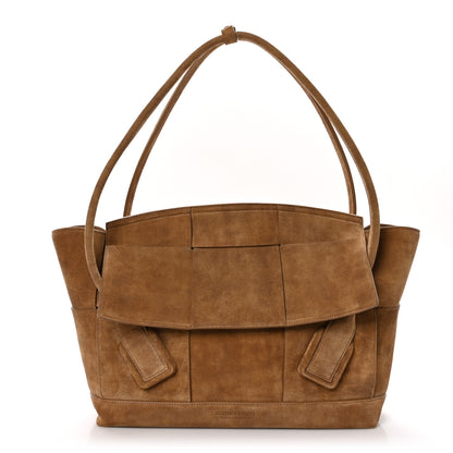 Bottega Veneta Suede Maxi Intrecciato Medium Arco Acorn 1 of 9