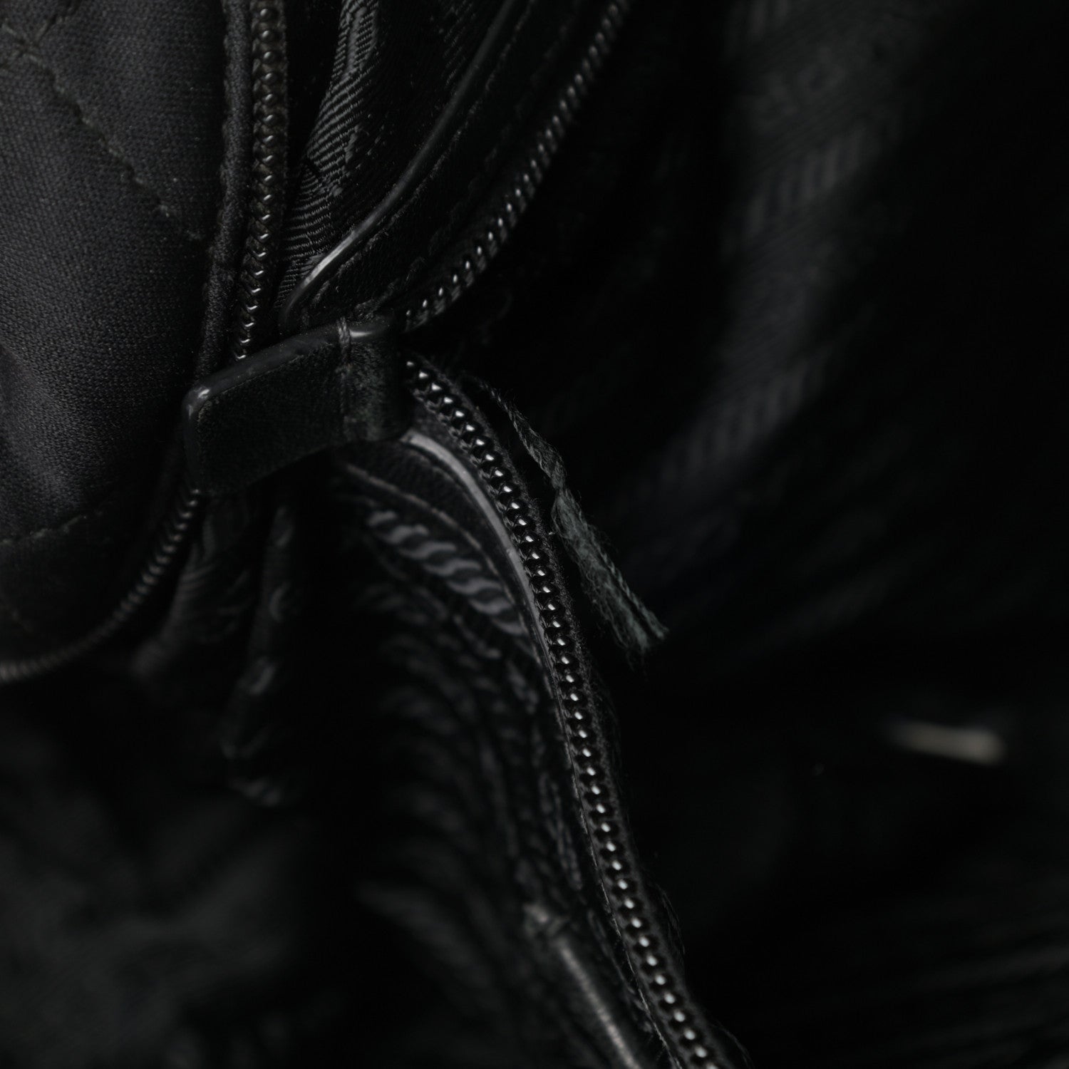 Prada Nylon Tessuto Impuntu Quilted Bowler Black 14 of 19