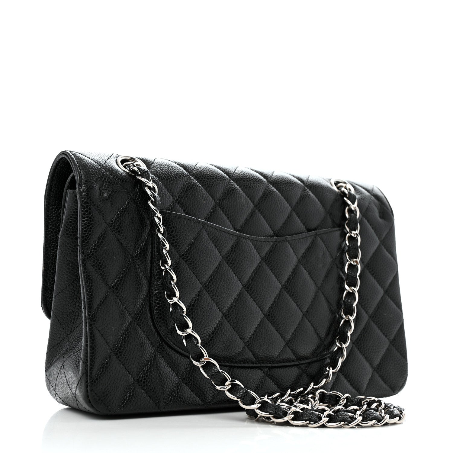 Chanel Caviar Quilted Medium Double Flap Black 3 of 12