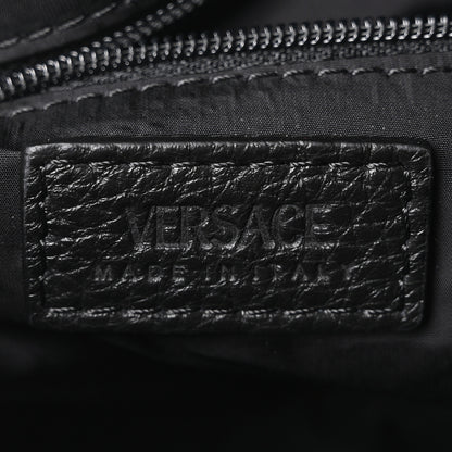 Versace Grained Calfskin La Medusa Camera Bag Black 5 of 9