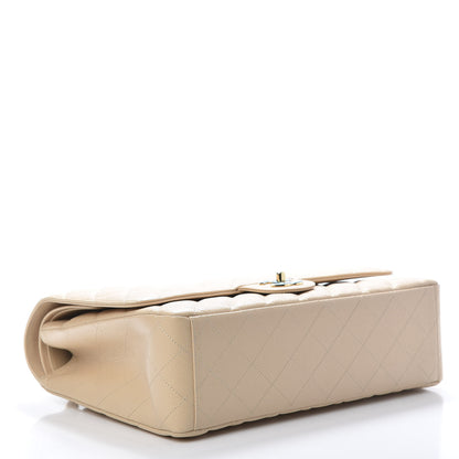 Chanel Caviar Quilted Maxi Double Flap Light Beige 3 of 11