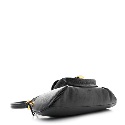 Chloe Grained Calfskin The 99 Shoulder Bag Black 4 of 10