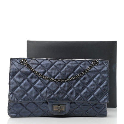 Chanel Aged Calfskin Quilted 2.55 Reissue 227 Flap Marine 16 of 16