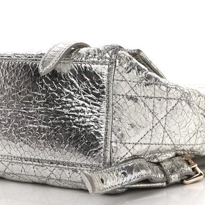 Christian Dior Metallic Calfskin Small Stardust Backpack Silver 9 of 17