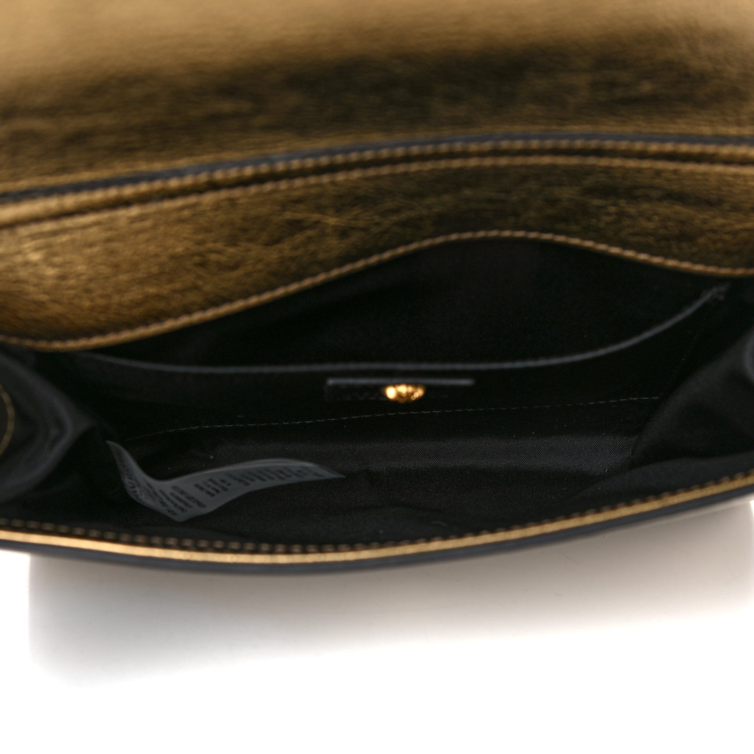 Versace Metallic Vitello Palazzo Medusa Evening Clutch Bag Gold 4 of 13
