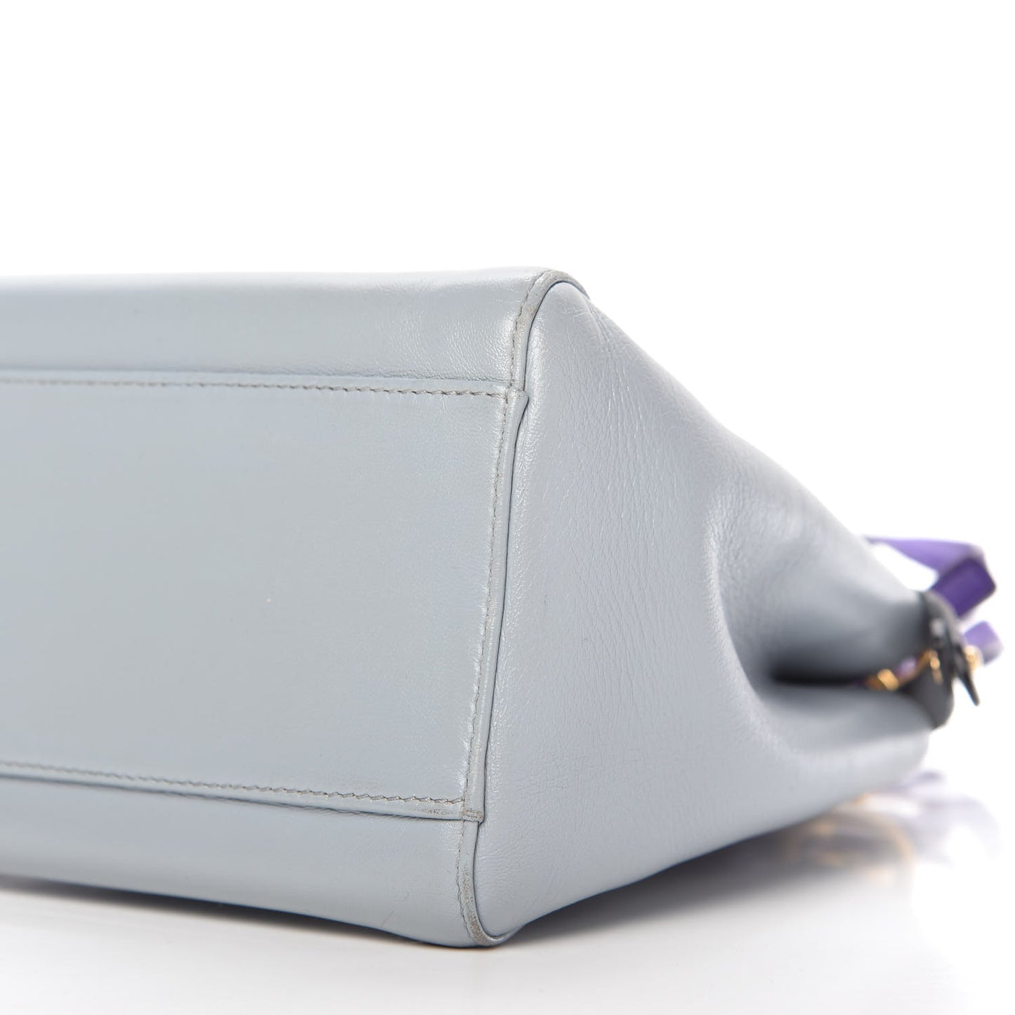 Nappa Colorblock Mini Peekaboo Iconic Satchel Polvere Purple Rain Ruby