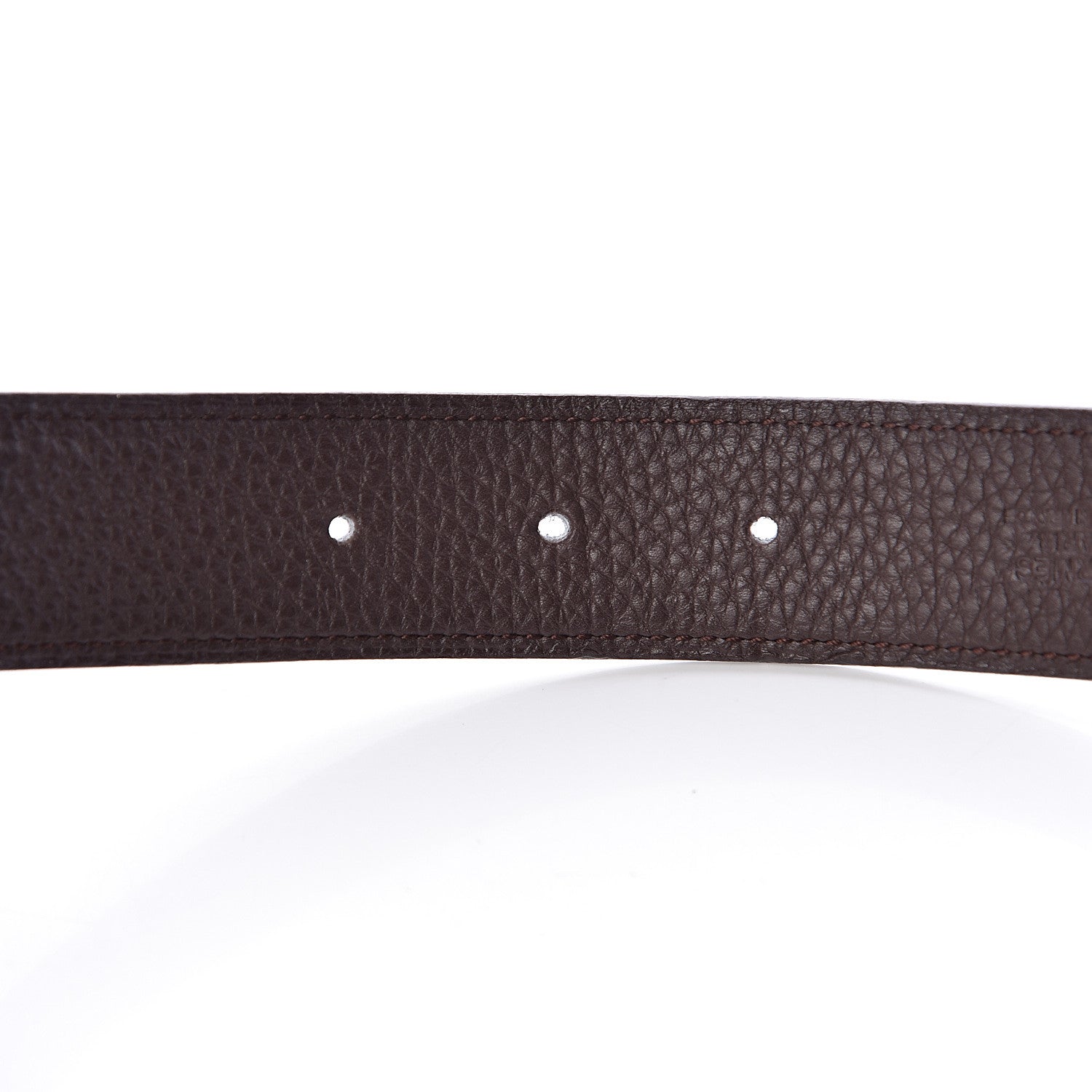Hermes Box Togo 32mm H Belt 85 Black Chocolate 7 of 8