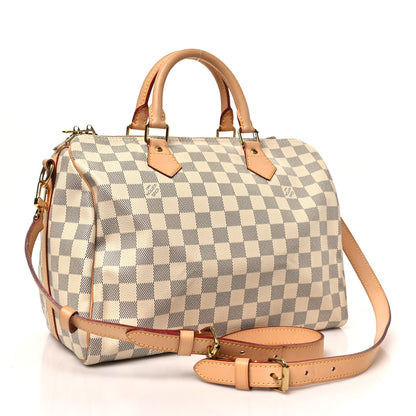 Louis Vuitton Damier Azur Speedy Bandouliere 30 3 of 9