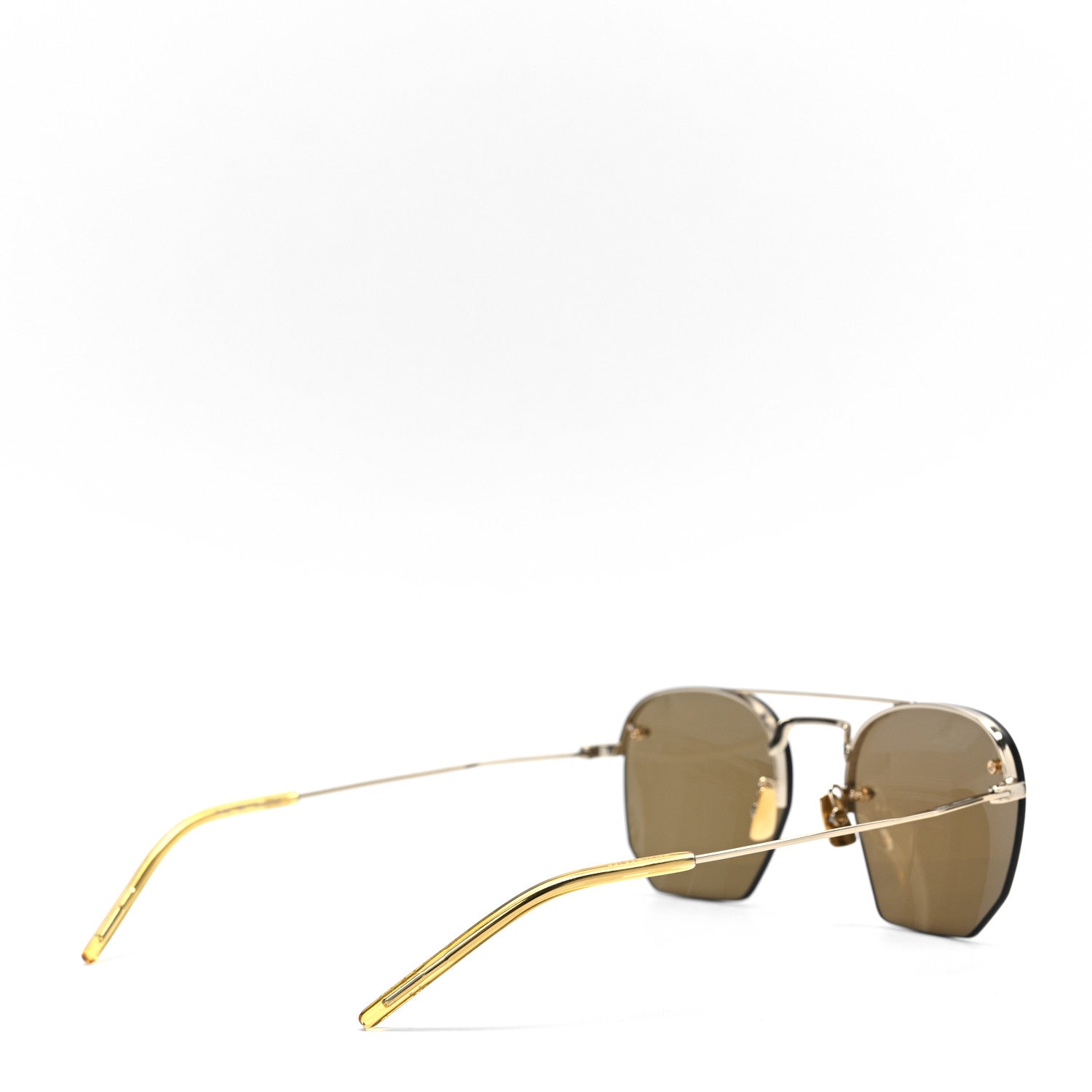 Saint Laurent Metal Sunglasses SL 422 Gold Brown 4 of 6