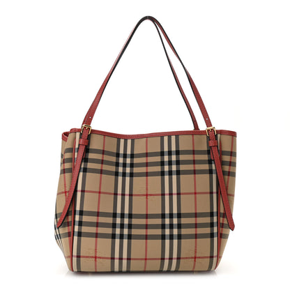 Burberry Horseferry Check Small Canterbury Tote Antique Rose 1 of 9