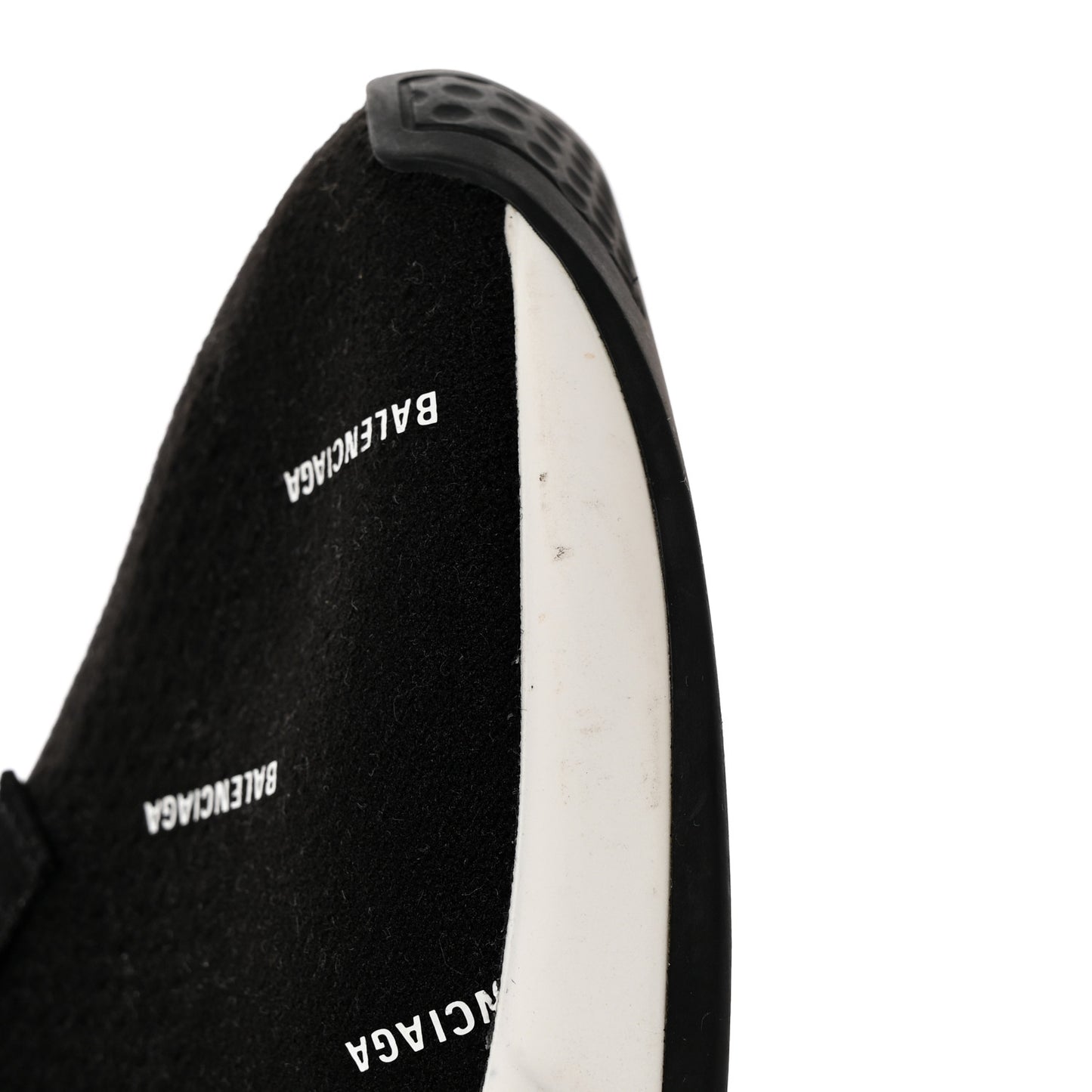 Neoprene Knit Allover Logo Womens Speed Lace Up Sneakers 37 Black