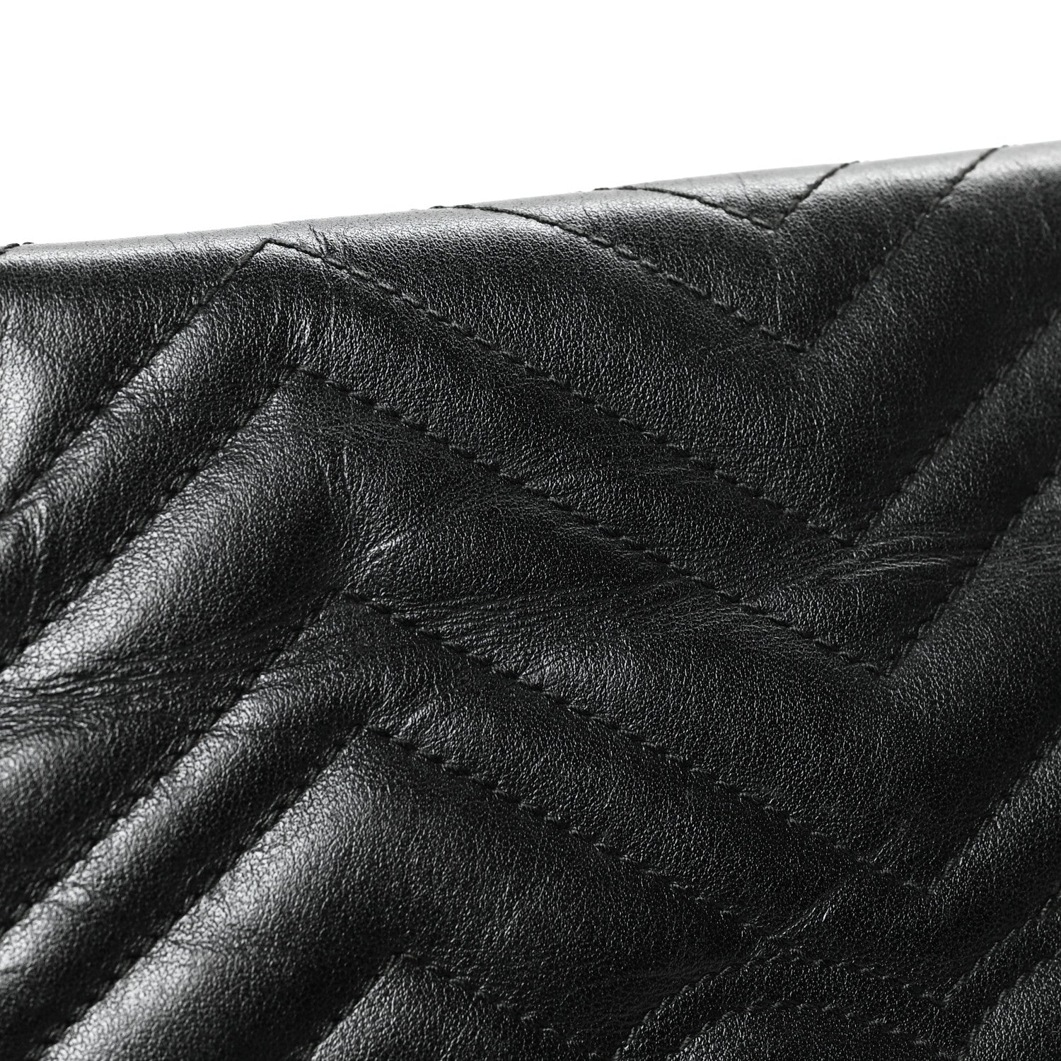 Gucci Calfskin Matelasse Medium GG Marmont Shoulder Bag Black 14 of 14