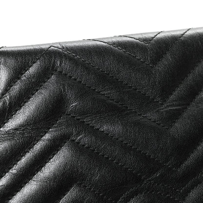 Gucci Calfskin Matelasse Medium GG Marmont Shoulder Bag Black 14 of 14