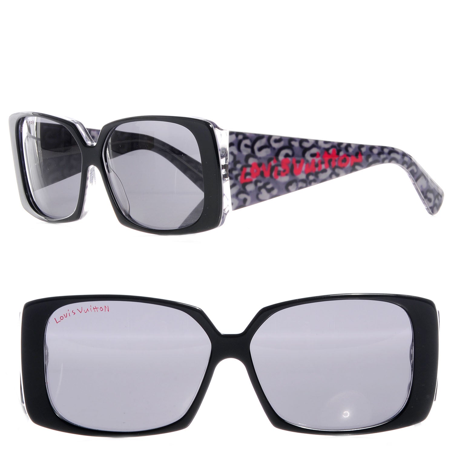 Louis Vuitton Leopard Marquise Sunglasses Grey 1 of 5
