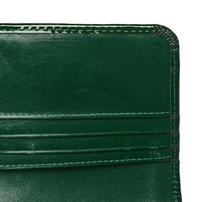 Burberry Patent Nova Check Wallet Green 9 of 9