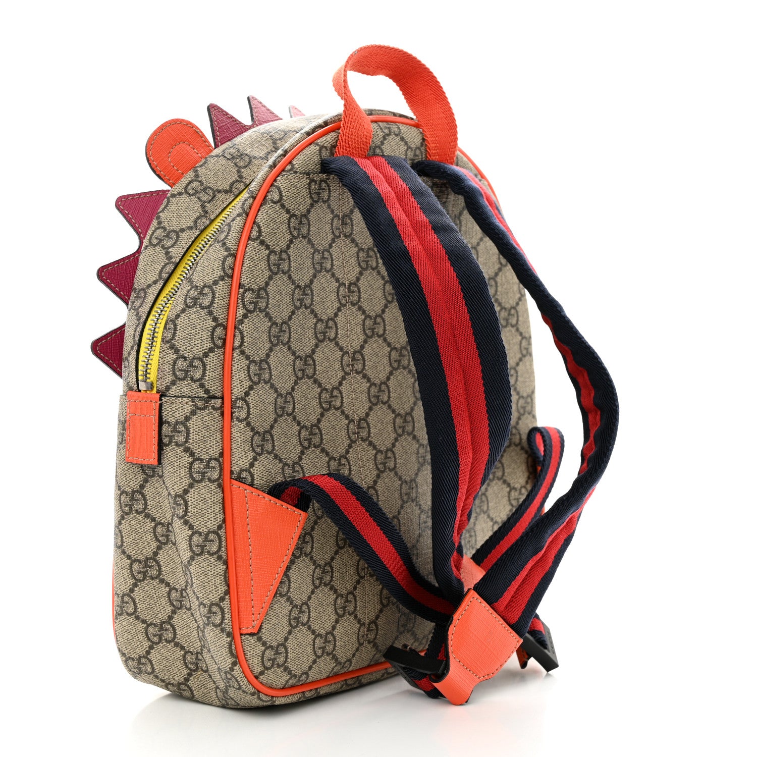 Gucci GG Supreme Monogram Kids Hedgehog Backpack Ebony Multicolor 3 of 11