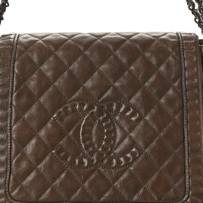 Chanel Calfskin Quilted Istanbul Accordion Flap Brown 8 of 12