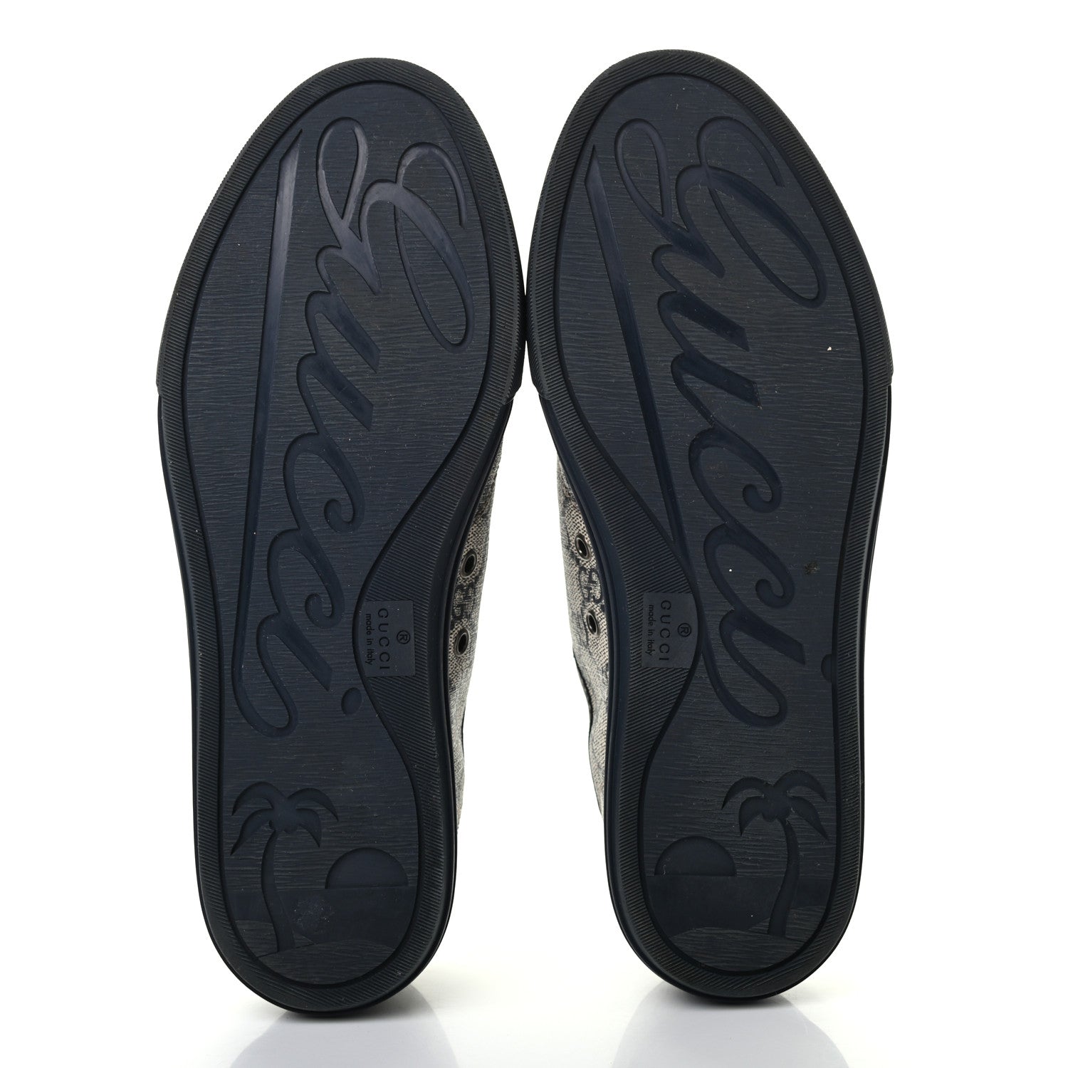 Gucci GG Supreme Monogram Mens Sneakers 7 Navy 9 of 16