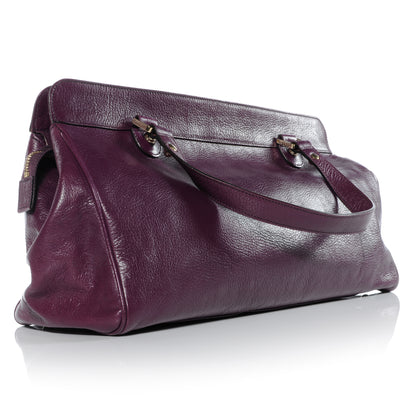 Gucci Leather Blondie Satchel Purple 3 of 8