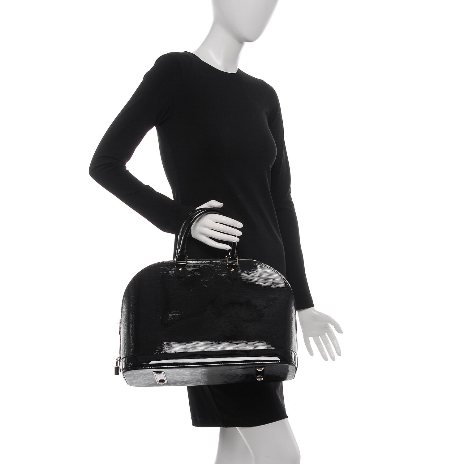 Louis Vuitton Electric Epi Alma GM Black 2 of 9