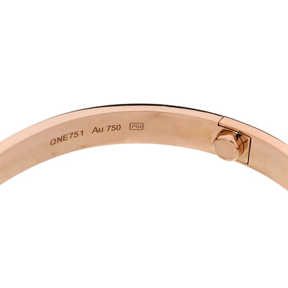 Cartier 18K Pink Gold LOVE Bracelet 19 7 of 9