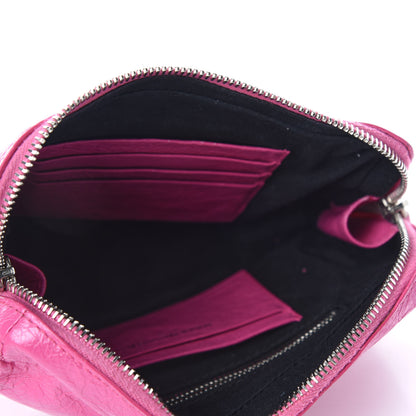 Balenciaga Agneau Arena Classic Silver Hardware XS Reporter Crossbody Rose Flamingo 5 of 9