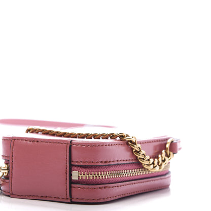 Marc Jacobs Smooth Calfskin The Mini Vanity Crossbody Bag Santa Fe Red 8 of 9