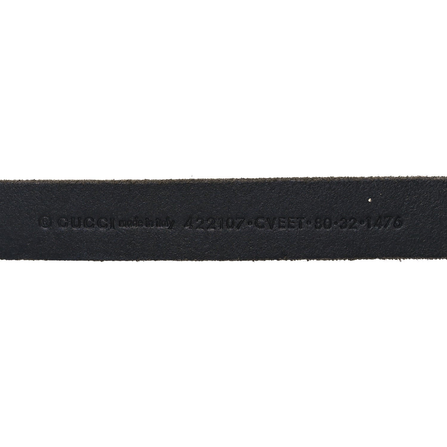 Gucci Calfskin Crystal Feline Belt 80 32 Black 5 of 6