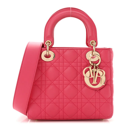 Christian Dior Lambskin Cannage Small My ABCDior Warm Fuchsia 1 of 11