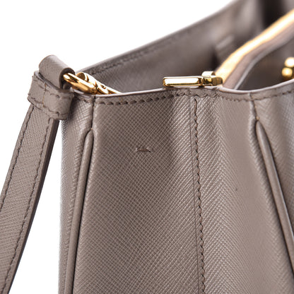 Prada Saffiano Lux Medium Tote Argilla 10 of 14