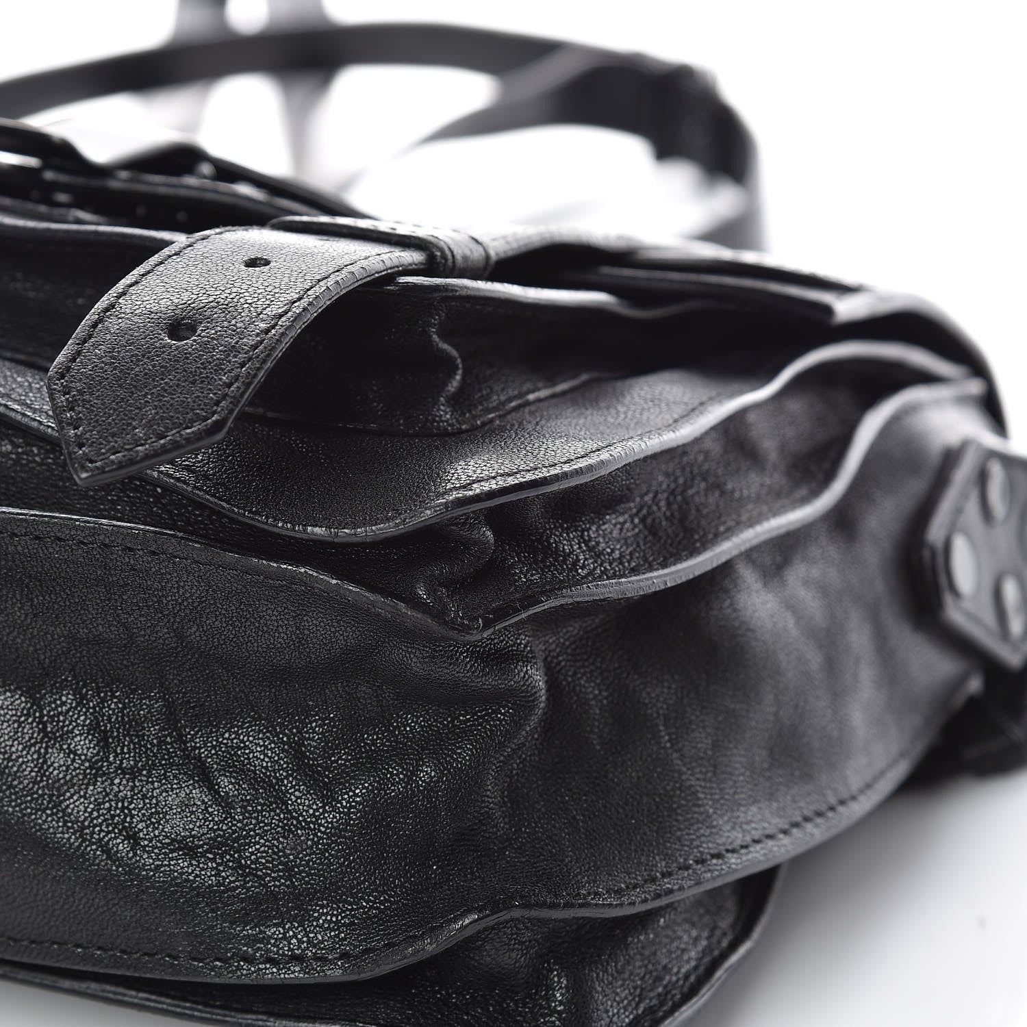 Proenza Schouler Lambskin PS1 Mini Pouch Messenger Black 17 of 19