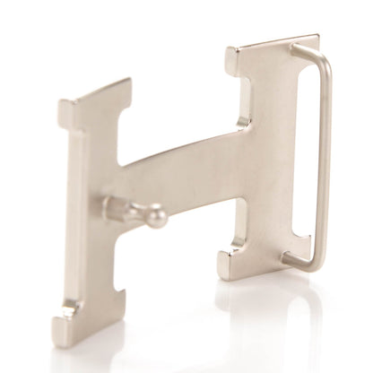 Hermes Brushed Palladium 32mm H Belt Buckle 4 of 6