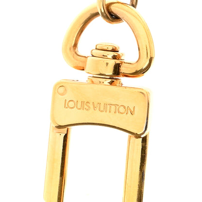 Louis Vuitton Brass Monogram Blooming Flowers Bag Charm Key Holder Rose Ballerine 3 of 10