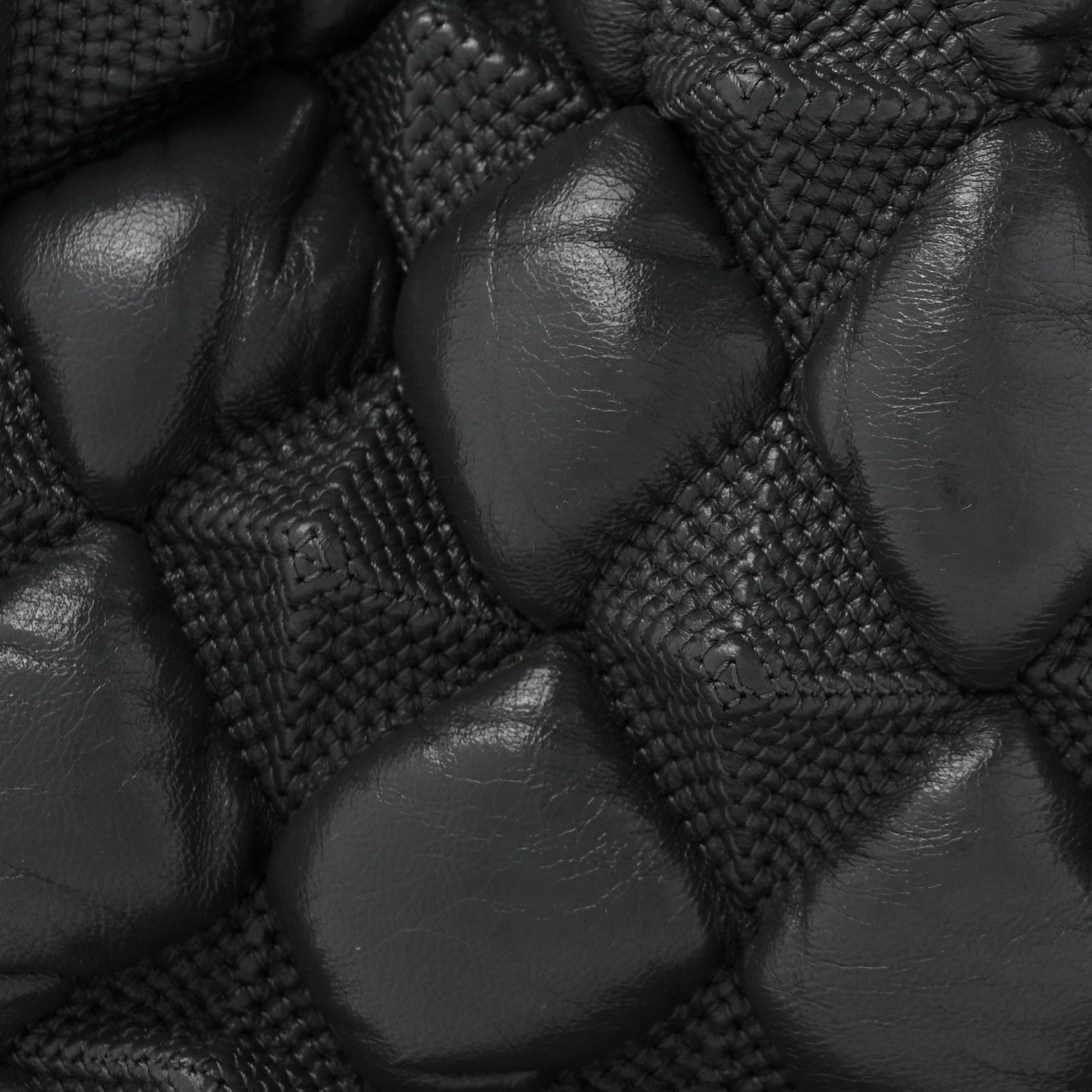 Chanel Glazed Lambskin Quilted Small Stravinsky Tote Grey 8 of 11
