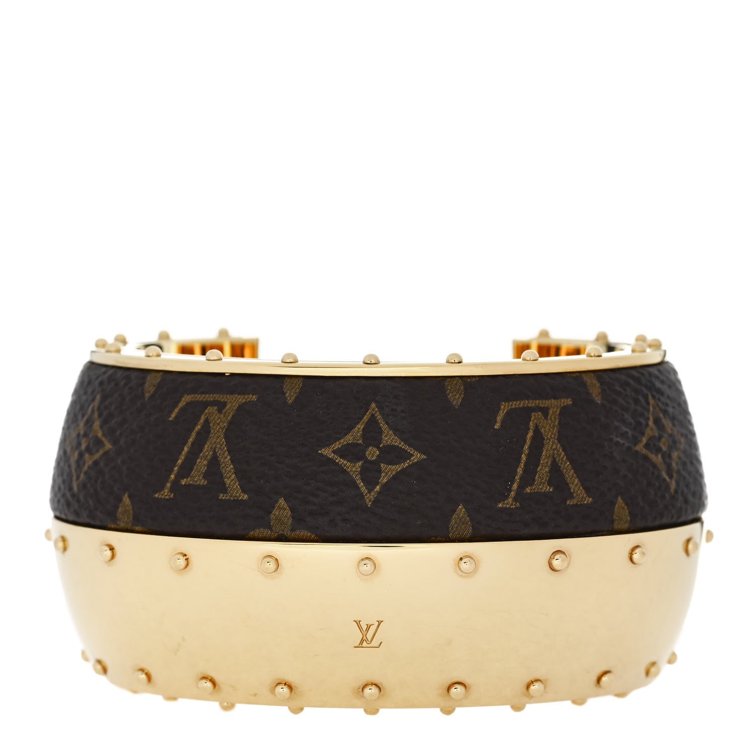 Louis Vuitton Monogram Wild LV Cuff Bracelet M 1 of 5