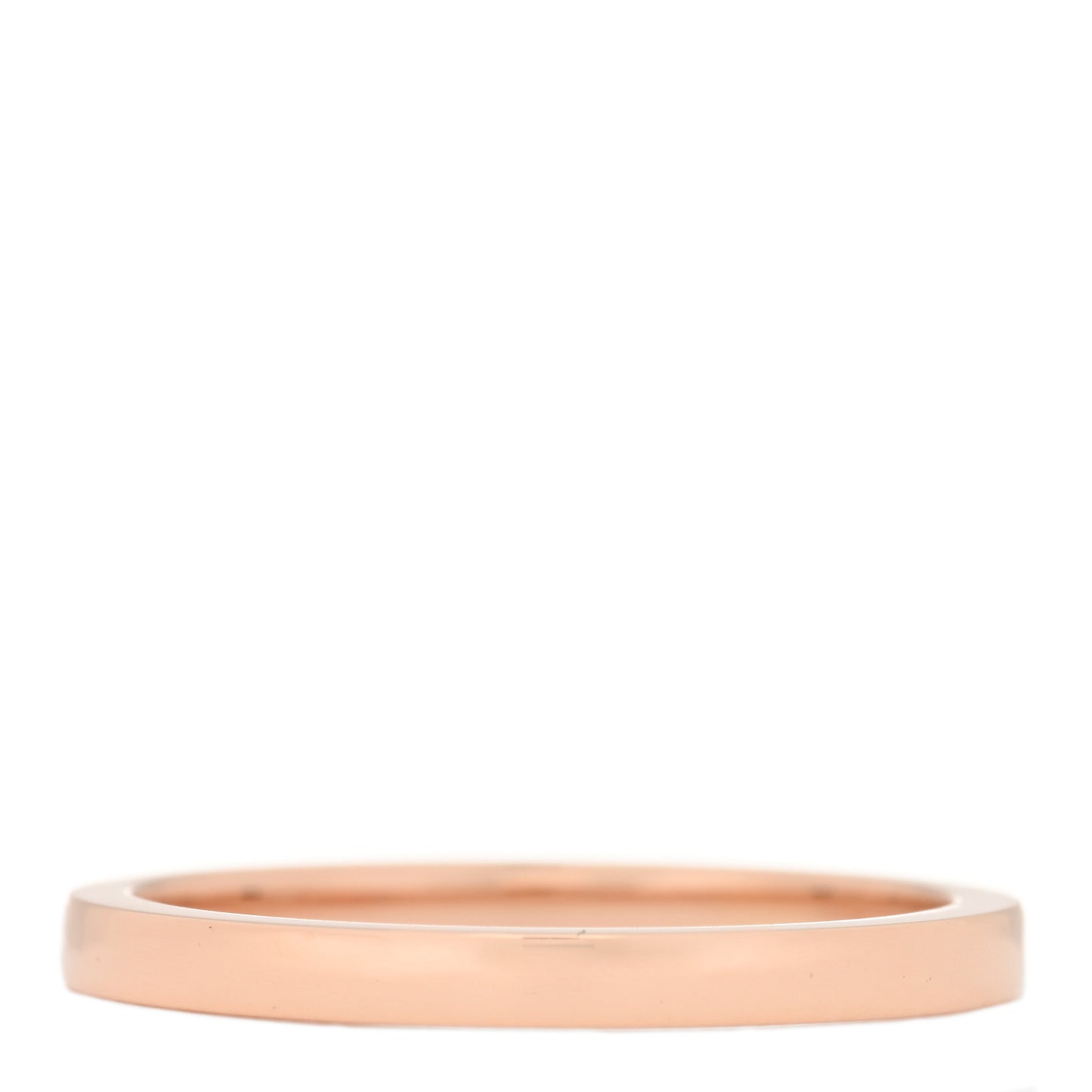 18K Rose Gold 2mm Wedding Band Ring 53 6.5