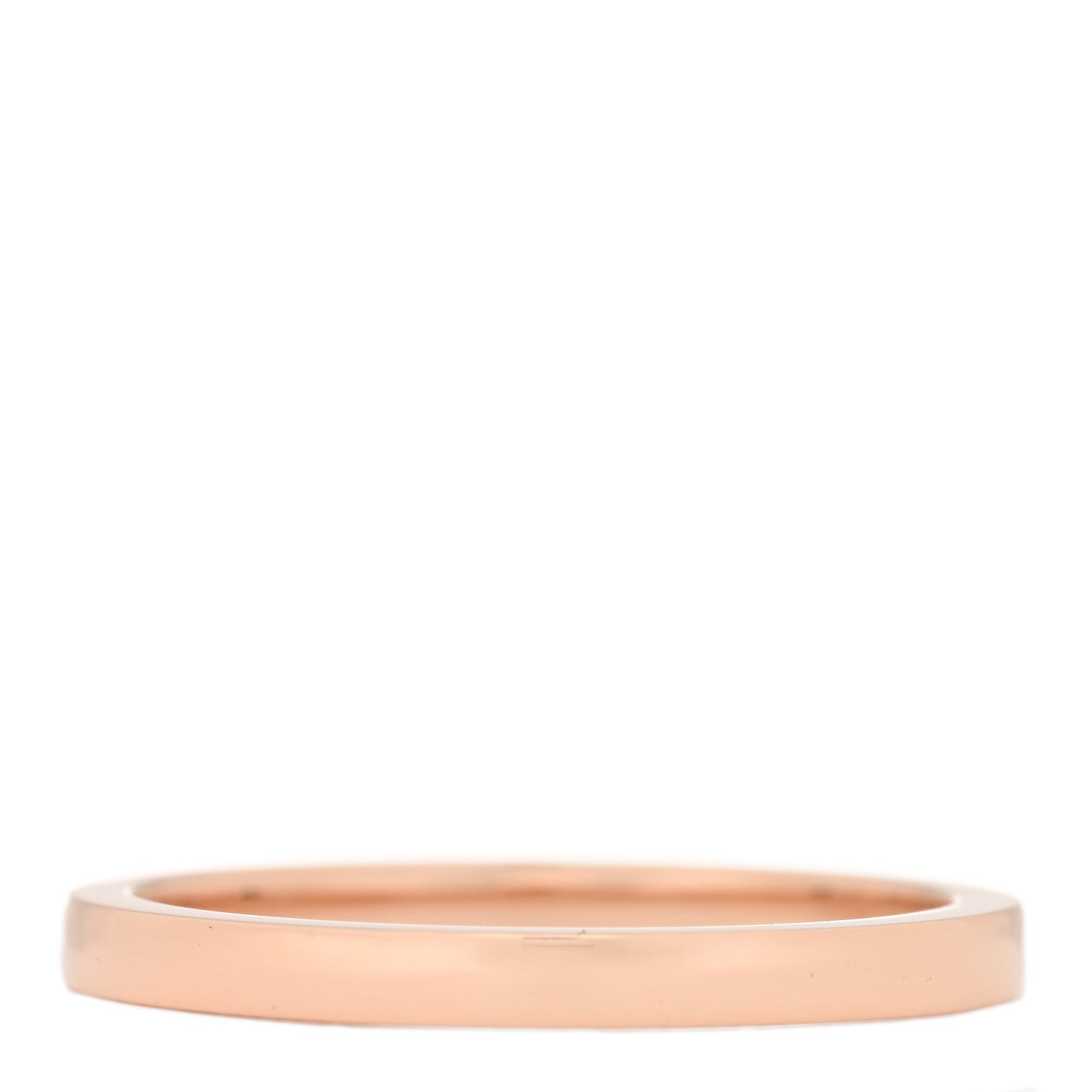 Tiffany 18K Rose Gold 2mm Wedding Band Ring 53 6.5 1 of 4