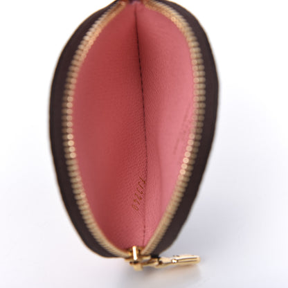 Louis Vuitton Monogram 2020 Christmas Animation Swing Ride Round Coin Purse Pink Poppy 5 of 8