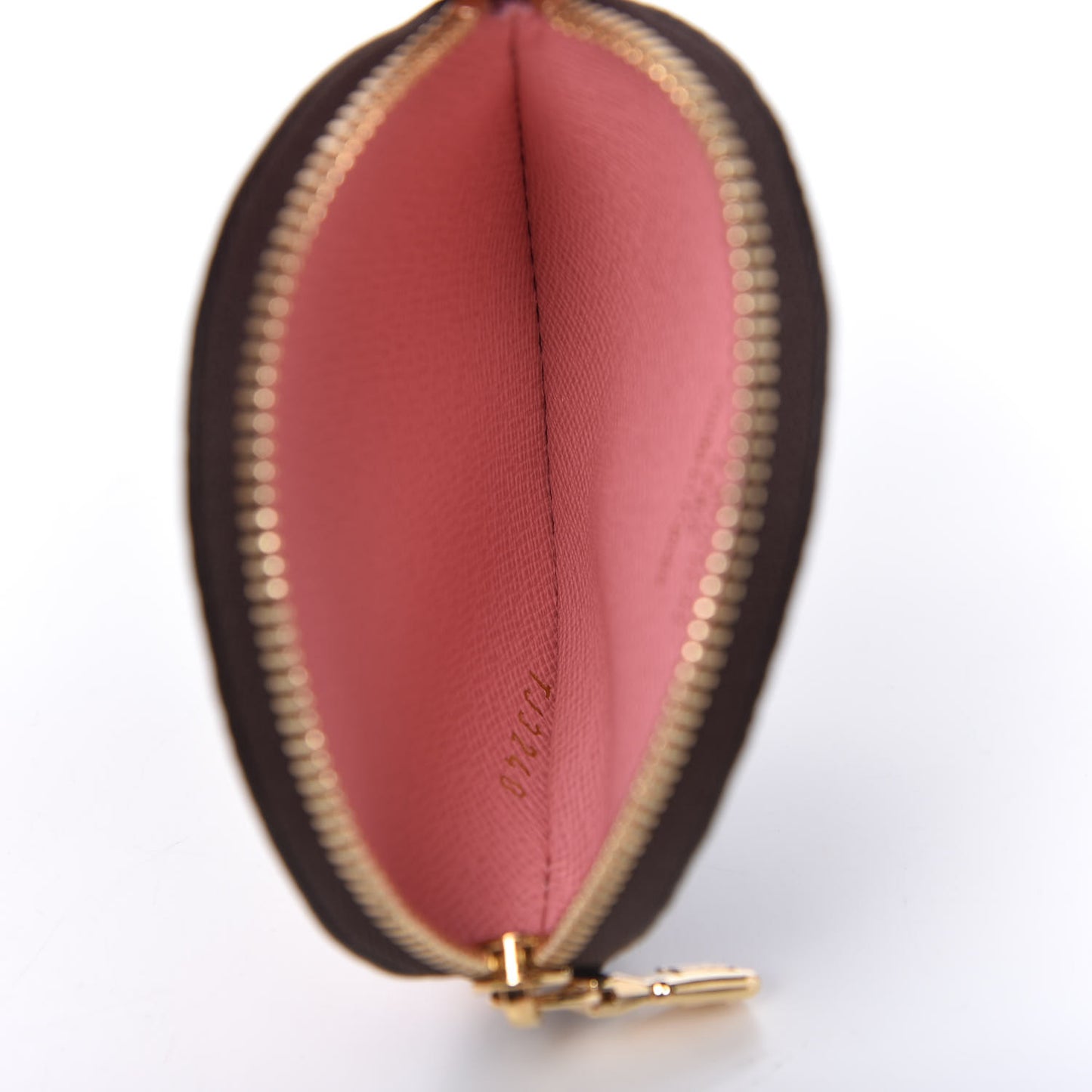 Monogram 2020 Christmas Animation Swing Ride Round Coin Purse Pink Poppy