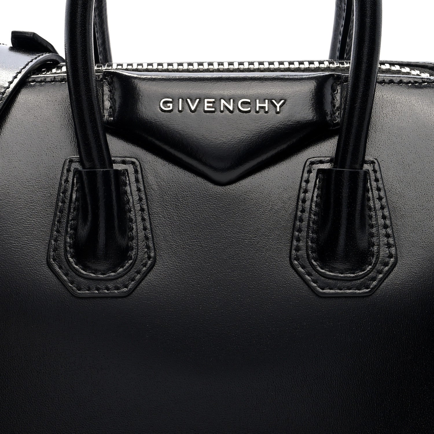Givenchy Shiny Lord Calfskin Mini Antigona Black 6 of 8