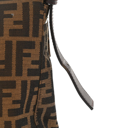 Fendi Zucca Vitello Messenger Baguette Tobacco 12 of 14