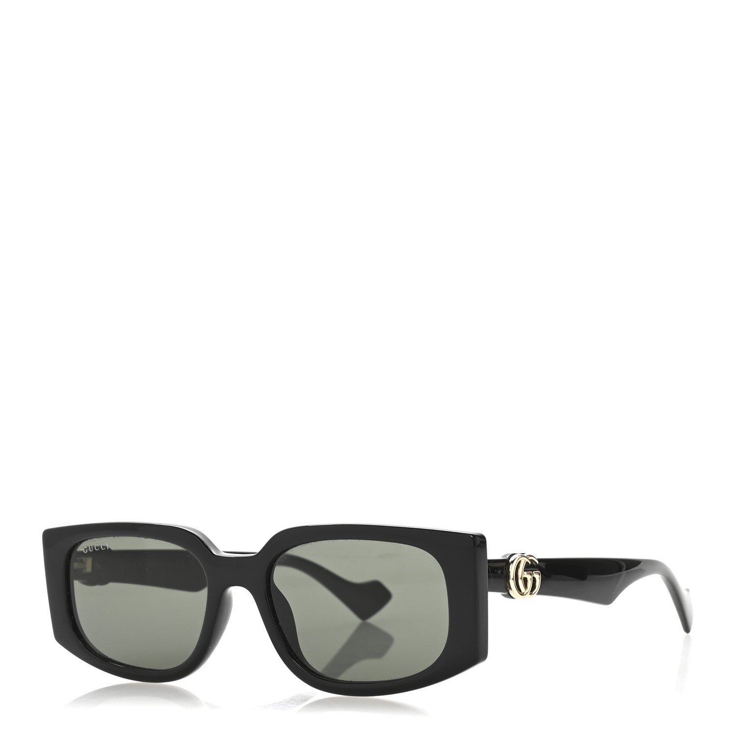 Gucci Acetate Rectangle Frame Sunglasses GG1534S Black 1 of 9
