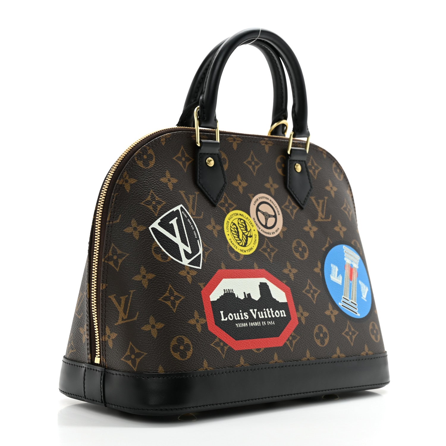 Louis Vuitton Monogram World Tour Alma PM 2 of 11