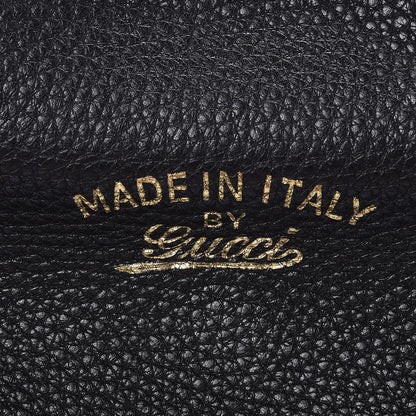 Gucci Calfskin Bamboo Medium Shopper Boston Black 7 of 11