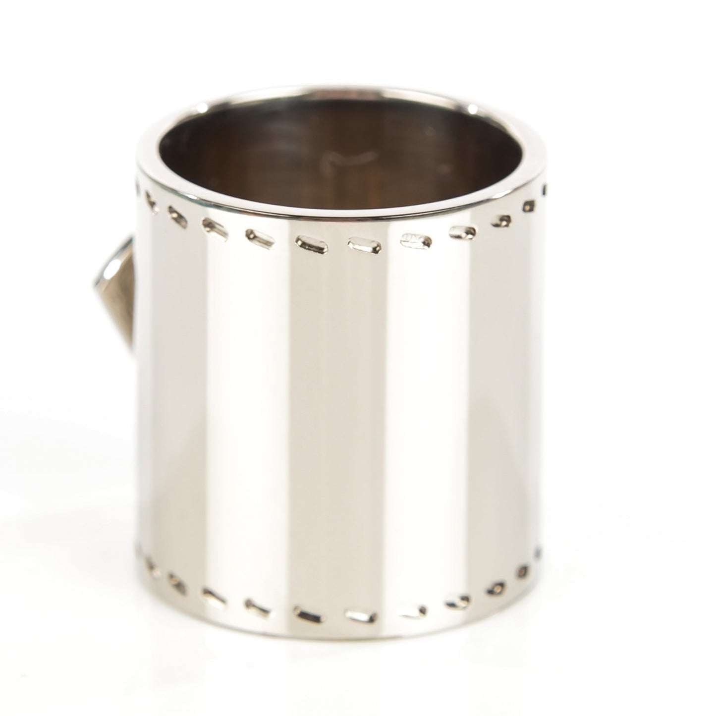 Palladium Tete de Cheval Horse Charm Scarf Ring