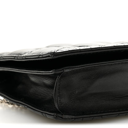 Christian Dior Lambskin Cannage Lady Dior Convertible Clutch Black 8 of 9