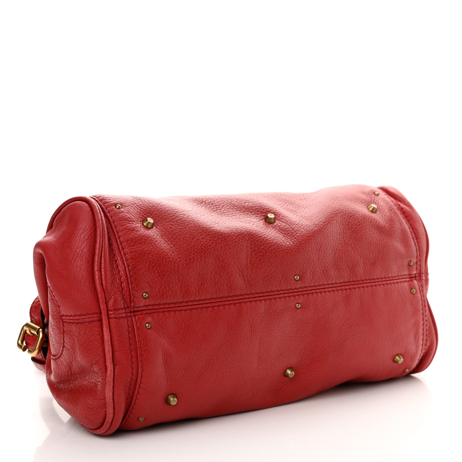 Chloe Calfskin Medium Paddington Satchel Red 3 of 11